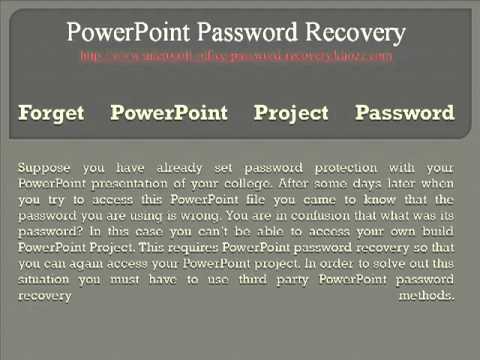 Excel password protected